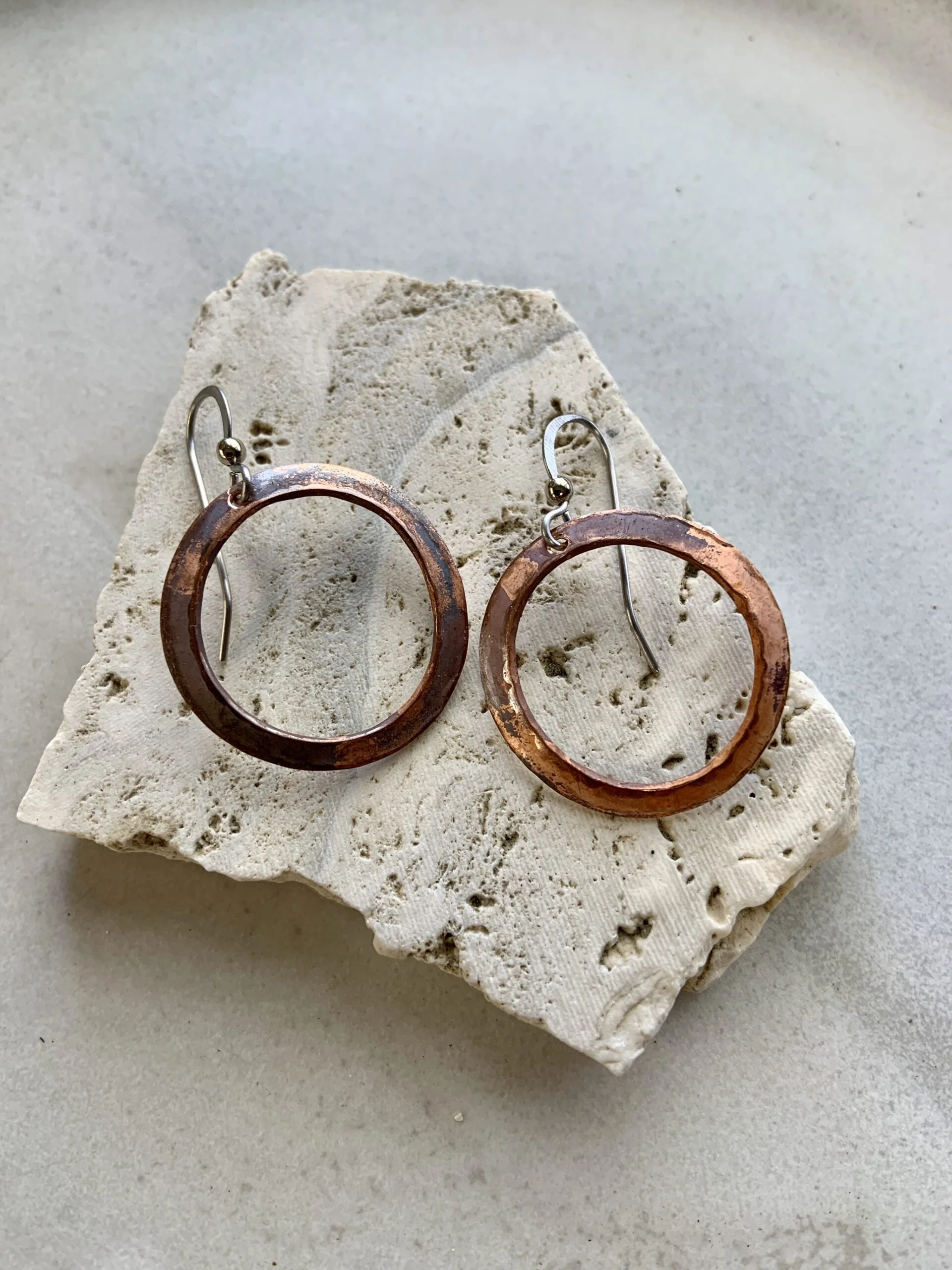 simple copper circles
