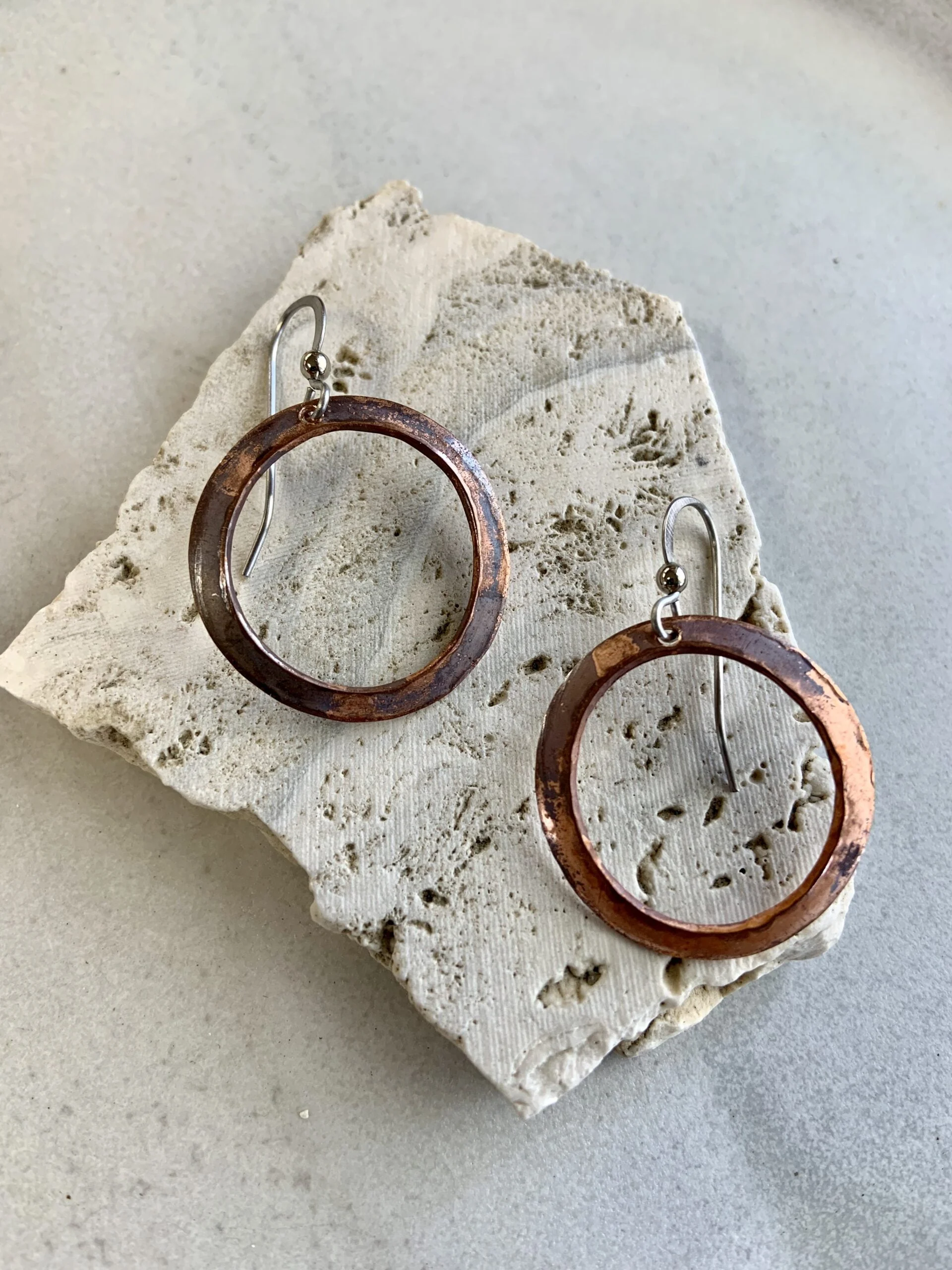 simple copper circles - Image 2