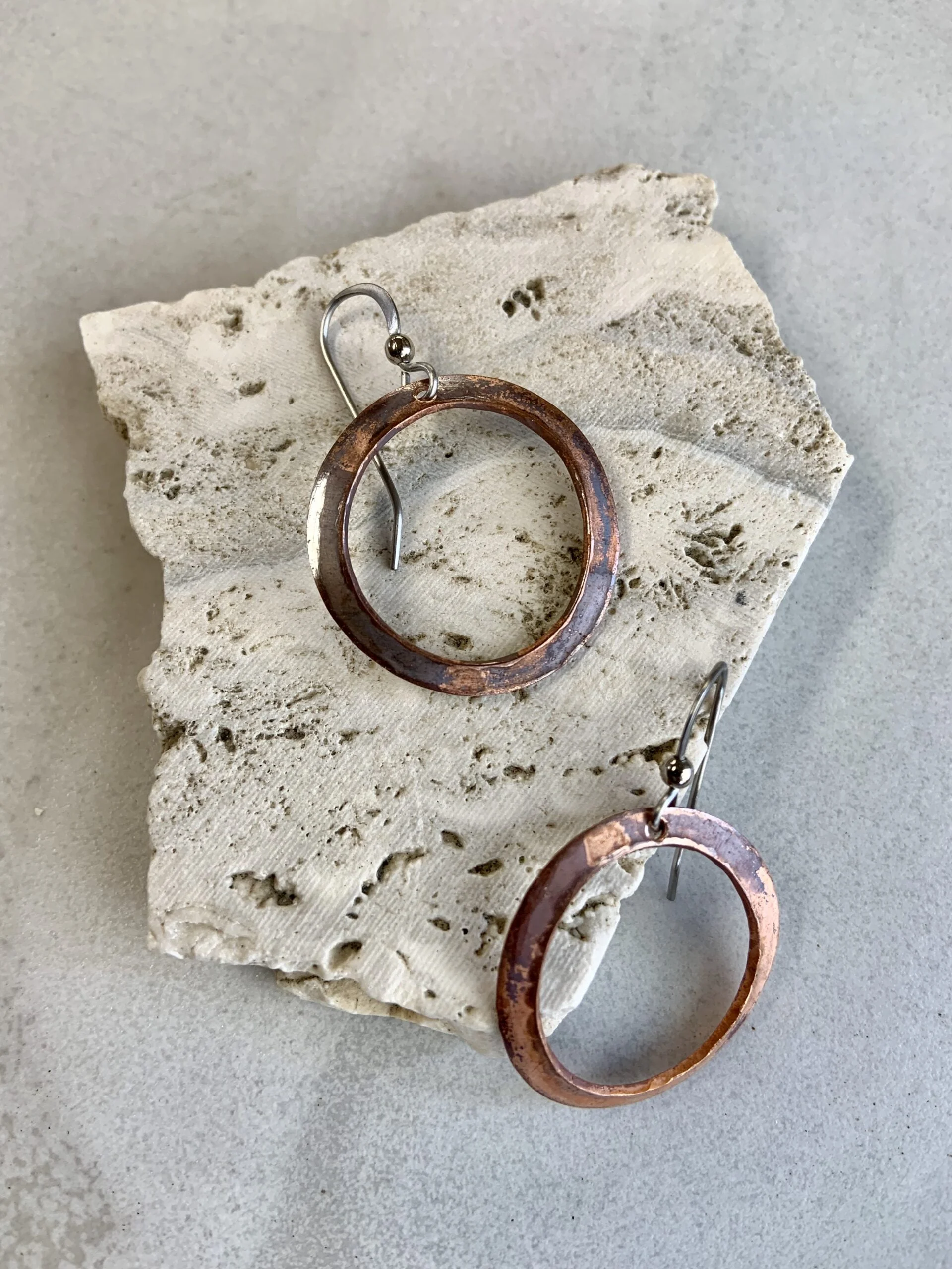 simple copper circles - Image 3